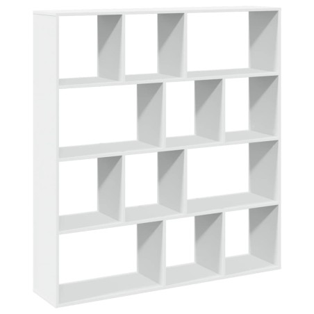 vidaXL Libreria Bianca 132x29x141,5 cm in Legno Multistrato