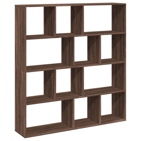 vidaXL Libreria Rovere Marrone 132x29x141,5 cm in Legno Multistrato