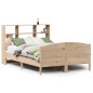 vidaXL Letto Libreria senza Materasso 135x190 cm in Legno di Pino vidaXL Letto Libreria senza Materasso 135x190 cm in Legno di Pino
