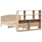 vidaXL Letto Libreria senza Materasso 135x190 cm in Legno di Pino vidaXL Letto Libreria senza Materasso 135x190 cm in Legno di Pino