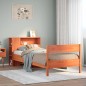 vidaXL Letto Libreria senza Materasso Marrone Cera 75x190 cm in Pino vidaXL Letto Libreria senza Materasso Marrone Cera 75x190 cm in Pino