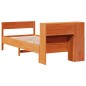 vidaXL Letto Libreria senza Materasso Marrone Cera 75x190 cm in Pino vidaXL Letto Libreria senza Materasso Marrone Cera 75x190 cm in Pino
