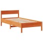 vidaXL Letto Libreria senza Materasso Marrone Cera 75x190 cm in Pino vidaXL Letto Libreria senza Materasso Marrone Cera 75x190 cm in Pino