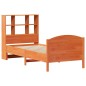 vidaXL Letto Libreria senza Materasso Marrone Cera 90x200 cm in Pino vidaXL Letto Libreria senza Materasso Marrone Cera 90x200 cm in Pino