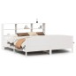 vidaXL Giroletto con Libreria senza Materasso 180x200 cm in Legno Pino vidaXL Giroletto con Libreria senza Materasso 180x200 cm in Legno Pino