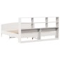 vidaXL Giroletto con Libreria senza Materasso 180x200 cm in Legno Pino vidaXL Giroletto con Libreria senza Materasso 180x200 cm in Legno Pino