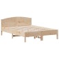 vidaXL Letto Libreria senza Materasso 120x200cm Legno Massello di Pino vidaXL Letto Libreria senza Materasso 120x200cm Legno Massello di Pino