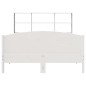 vidaXL Letto Libreria senza Materasso Bianco 140x200 cm Legno di Pino vidaXL Letto Libreria senza Materasso Bianco 140x200 cm Legno di Pino