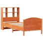 vidaXL Letto Libreria senza Materasso Marrone Cera 75x190 cm in Pino vidaXL Letto Libreria senza Materasso Marrone Cera 75x190 cm in Pino