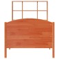 vidaXL Letto Libreria senza Materasso Marrone Cera 75x190 cm in Pino vidaXL Letto Libreria senza Materasso Marrone Cera 75x190 cm in Pino