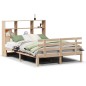 vidaXL Letto Libreria senza Materasso 140x190 cm in Legno di Pino vidaXL Letto Libreria senza Materasso 140x190 cm in Legno di Pino