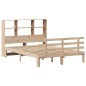 vidaXL Letto Libreria senza Materasso 140x190 cm in Legno di Pino vidaXL Letto Libreria senza Materasso 140x190 cm in Legno di Pino