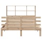 vidaXL Letto Libreria senza Materasso 140x190 cm in Legno di Pino vidaXL Letto Libreria senza Materasso 140x190 cm in Legno di Pino