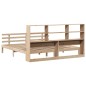 vidaXL Letto Libreria senza Materasso 180x200 cm in Legno di Pino vidaXL Letto Libreria senza Materasso 180x200 cm in Legno di Pino