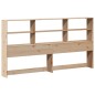 vidaXL Letto Libreria senza Materasso 180x200 cm in Legno di Pino vidaXL Letto Libreria senza Materasso 180x200 cm in Legno di Pino