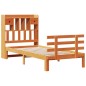 vidaXL Letto Libreria senza Materasso Marrone Cera 75x190 cm in Pino vidaXL Letto Libreria senza Materasso Marrone Cera 75x190 cm in Pino