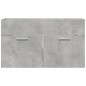 vidaXL Mobile Sottolavabo Grigio Cemento 80x38,5x46 cm Multistrato vidaXL Mobile Sottolavabo Grigio Cemento 80x38,5x46 cm Multistrato