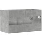 vidaXL Mobile Sottolavabo Grigio Cemento 80x38,5x46 cm Multistrato vidaXL Mobile Sottolavabo Grigio Cemento 80x38,5x46 cm Multistrato