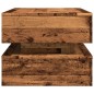 vidaXL Tavolino da Salotto con Luci LED Legno Antico 90x50x40 cm vidaXL Tavolino da Salotto con Luci LED Legno Antico 90x50x40 cm