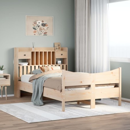 vidaXL Letto senza Materasso 135x190 cm in Legno Massello di Pino