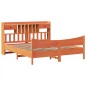 vidaXL Giroletto senza Materasso Marrone Cera 200x200 cm Legno di Pino vidaXL Giroletto senza Materasso Marrone Cera 200x200 cm Legno di Pino