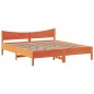 vidaXL Giroletto senza Materasso Marrone Cera 200x200 cm Legno di Pino vidaXL Giroletto senza Materasso Marrone Cera 200x200 cm Legno di Pino