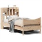 vidaXL Giroletto senza Materasso 90x200 cm in Legno Massello di Pino