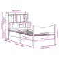 vidaXL Giroletto senza Materasso Bianco 100x200 cm Legno Massello Pino vidaXL Giroletto senza Materasso Bianco 100x200 cm Legno Massello Pino