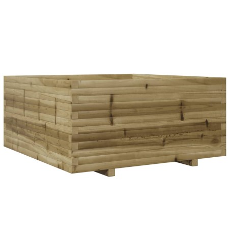 vidaXL Fioriera da Giardino 100x100x49,5cm in Legno di Pino Impregnato