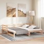 vidaXL Divano Letto con Letto Estraibile 90x190 cm Legno Massello Pino vidaXL Divano Letto con Letto Estraibile 90x190 cm Legno Massello Pino