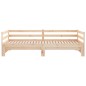 vidaXL Divano Letto con Letto Estraibile 90x190 cm Legno Massello Pino vidaXL Divano Letto con Letto Estraibile 90x190 cm Legno Massello Pino