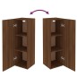Set Mobili Porta TV 5 pz Rovere Marrone in Legno Multistrato