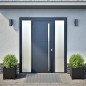 vidaXL Fioriere da Giardino 2 pz Nere 40x40x40 cm in Acciaio vidaXL Fioriere da Giardino 2 pz Nere 40x40x40 cm in Acciaio