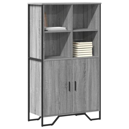 vidaXL Credenza Grigio Sonoma 79,5x35,5x137,5 cm in Truciolato