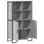 vidaXL Credenza Grigio Sonoma 79,5x35,5x137,5 cm in Truciolato vidaXL Credenza Grigio Sonoma 79,5x35,5x137,5 cm in Truciolato