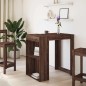 vidaXL Tavolo da Bar Rovere Marrone 102x70x103,5 cm in Truciolato vidaXL Tavolo da Bar Rovere Marrone 102x70x103,5 cm in Truciolato