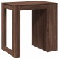 vidaXL Tavolo da Bar Rovere Marrone 102x70x103,5 cm in Truciolato vidaXL Tavolo da Bar Rovere Marrone 102x70x103,5 cm in Truciolato