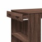 vidaXL Tavolo da Bar Rovere Marrone 102x70x103,5 cm in Truciolato vidaXL Tavolo da Bar Rovere Marrone 102x70x103,5 cm in Truciolato