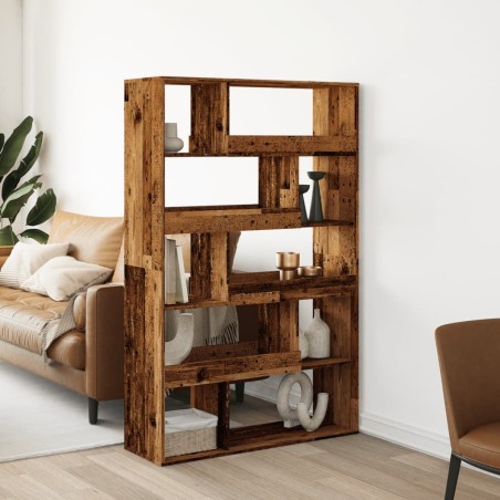 vidaXL Libreria Legno Antico 100x33x156,5 cm in Truciolato
