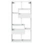 vidaXL Armadietto a Muro Bianco 50x15x100 cm in Truciolato