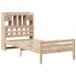 vidaXL Giroletto con Libreria senza Materasso 75x190 cm in Legno Pino vidaXL Giroletto con Libreria senza Materasso 75x190 cm in Legno Pino