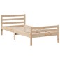 vidaXL Giroletto con Libreria senza Materasso 75x190 cm in Legno Pino vidaXL Giroletto con Libreria senza Materasso 75x190 cm in Legno Pino