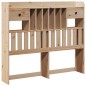 vidaXL Letto Libreria senza Materasso 120x190 cm in Legno di Pino