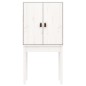 Credenza Bianca 60x40x120 cm in Legno Massello di Pino Credenza Bianca 60x40x120 cm in Legno Massello di Pino