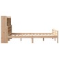 vidaXL Letto Libreria senza Materasso 135x190 cm in Legno di Pino