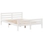 vidaXL Letto Libreria senza Materasso Bianco 140x200 cm Legno di Pino vidaXL Letto Libreria senza Materasso Bianco 140x200 cm Legno di Pino
