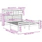 vidaXL Letto Libreria senza Materasso Bianco 140x200 cm Legno di Pino vidaXL Letto Libreria senza Materasso Bianco 140x200 cm Legno di Pino