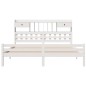 vidaXL Giroletto con Libreria senza Materasso 180x200 cm in Legno Pino vidaXL Giroletto con Libreria senza Materasso 180x200 cm in Legno Pino