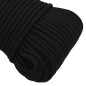 vidaXL Corda da Lavoro Nera 4 mm 100 m in Poliestere vidaXL Corda da Lavoro Nera 4 mm 100 m in Poliestere