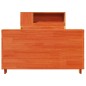 vidaXL Giroletto senza Materasso Marrone Cera 100x200 cm Legno di Pino vidaXL Giroletto senza Materasso Marrone Cera 100x200 cm Legno di Pino